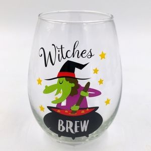 Gerson International Halloween Party ‘Witches Brew’ Wine Glass